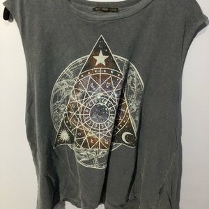 Dusty Blue Graphic Tee